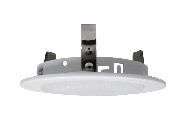 NICOR Lighting 4 inch White Shower Trim with Glass Albalite Lens, for 4 inch Housings (19509WH) - Image 4